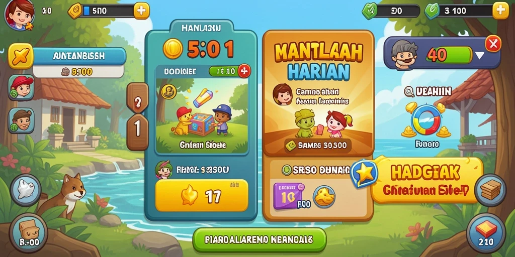 Tampilan antarmuka yang intuitif dan menarik.