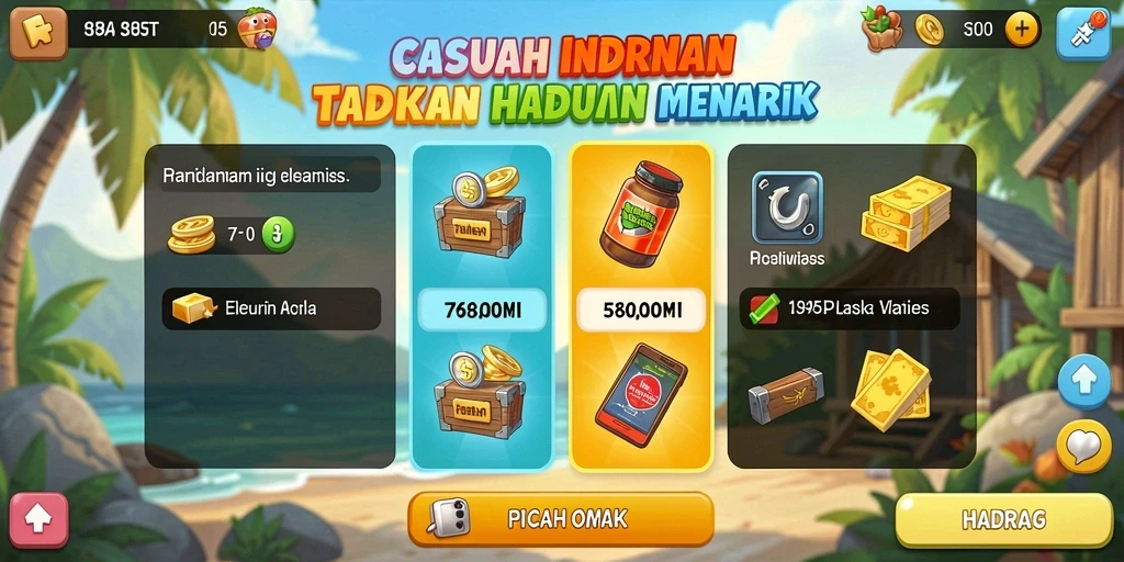 Tampilan permainan slot yang menarik dan mudah dinavigasi.