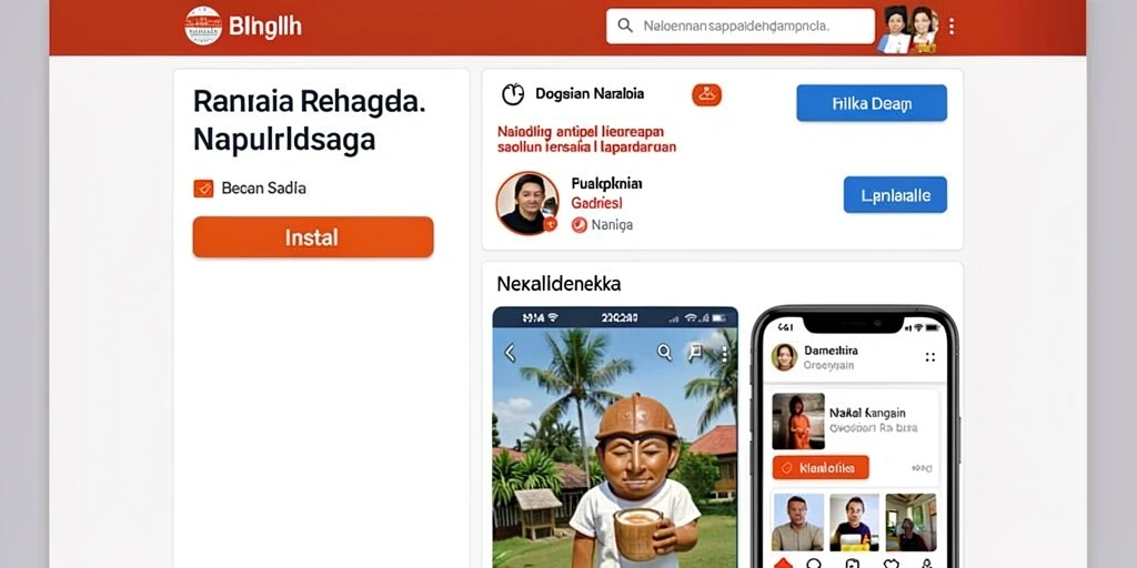 Tampilan antarmuka yang user-friendly dan cerah.