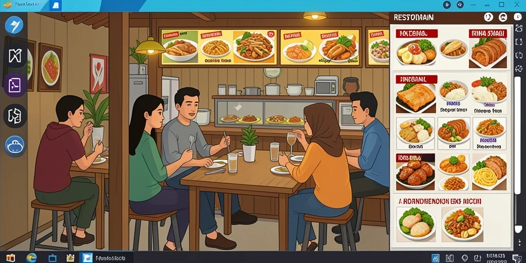 Tampilan antarmuka yang ramah pengguna.