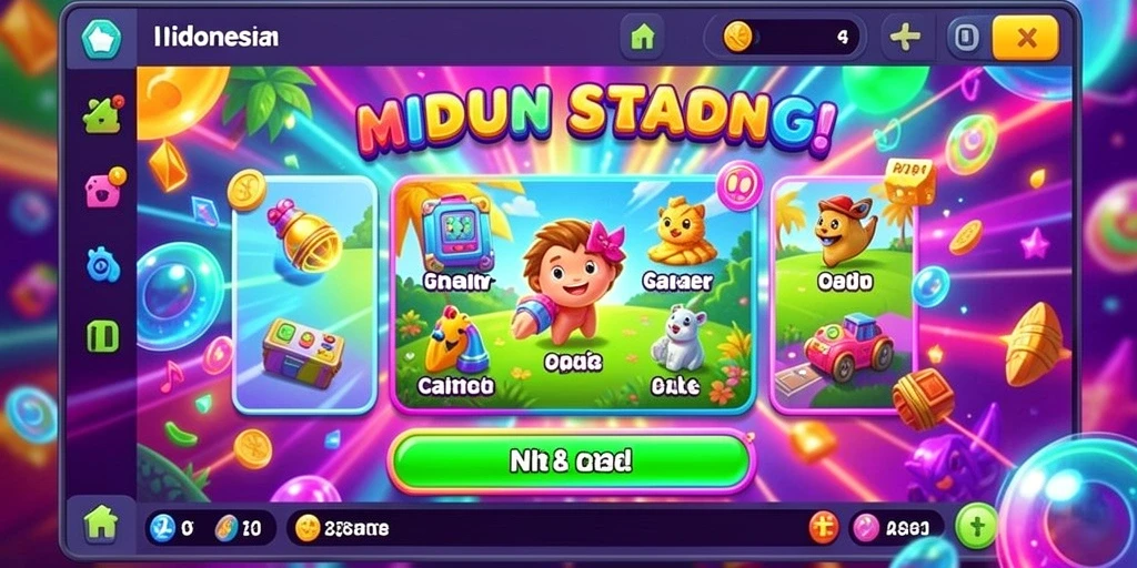 Tampilan awal aplikasi yang menarik dan user-friendly.