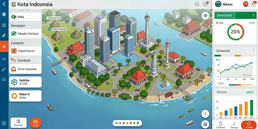 Tampilan antarmuka yang modern dan user-friendly.