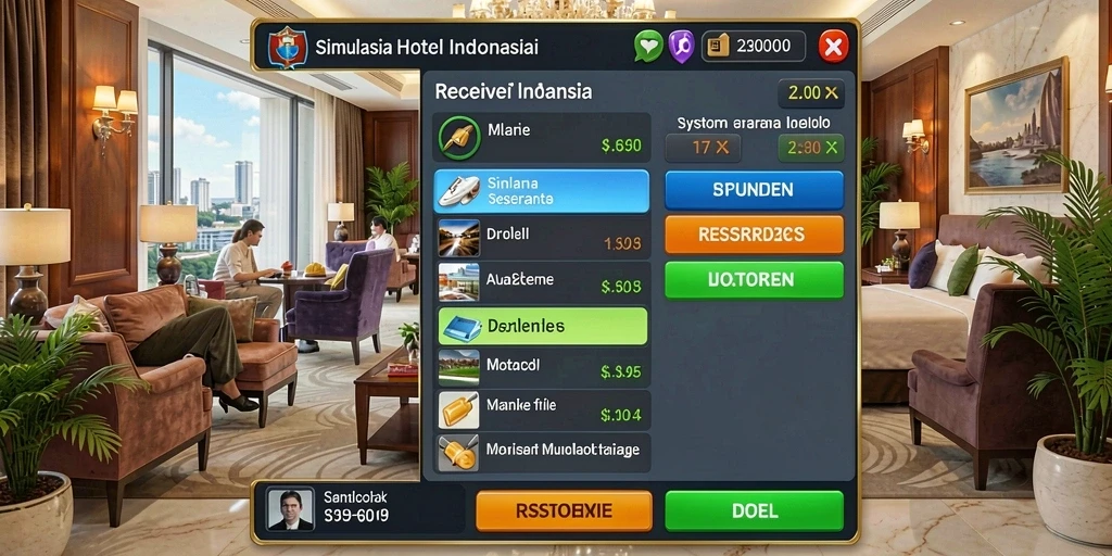 Tampilan antarmuka SL888 yang menarik dan ramah pengguna.