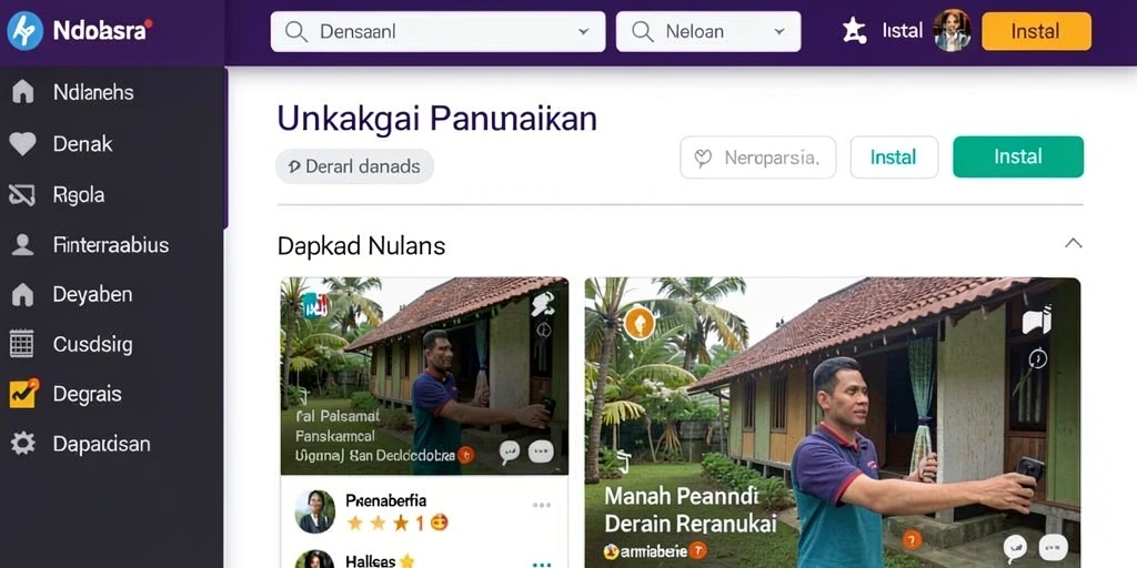 Tampilan antarmuka yang menarik dan mudah dinavigasi.