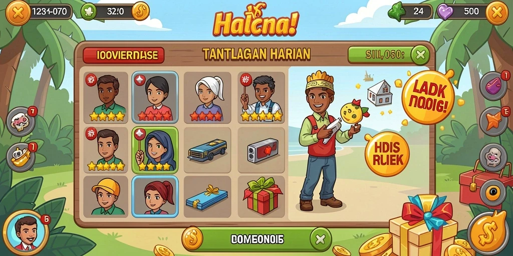 Tampilan antarmuka yang menarik dan ramah pengguna.